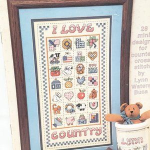 Simply Country Cross Stitch Pattern Leaflet BK42 Graph-it Arts